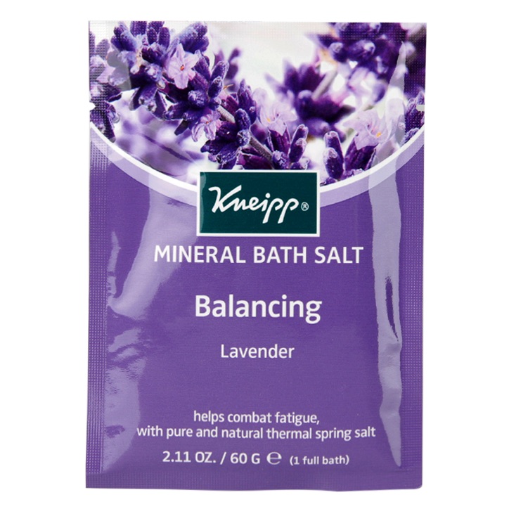 Kneipps bath crystals and mineral salts