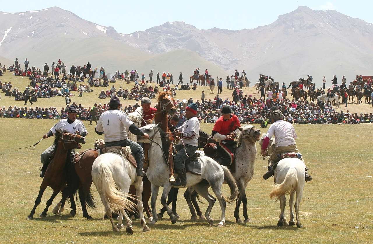 Kok boru match in Kyrgyzstan