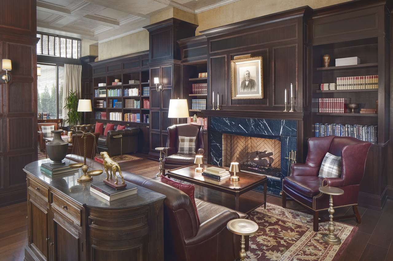The Library bar at Hotel Whitney, Detroit