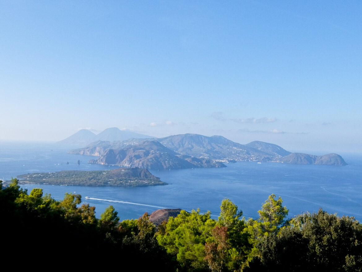 Lipari and Salina from Vulcano