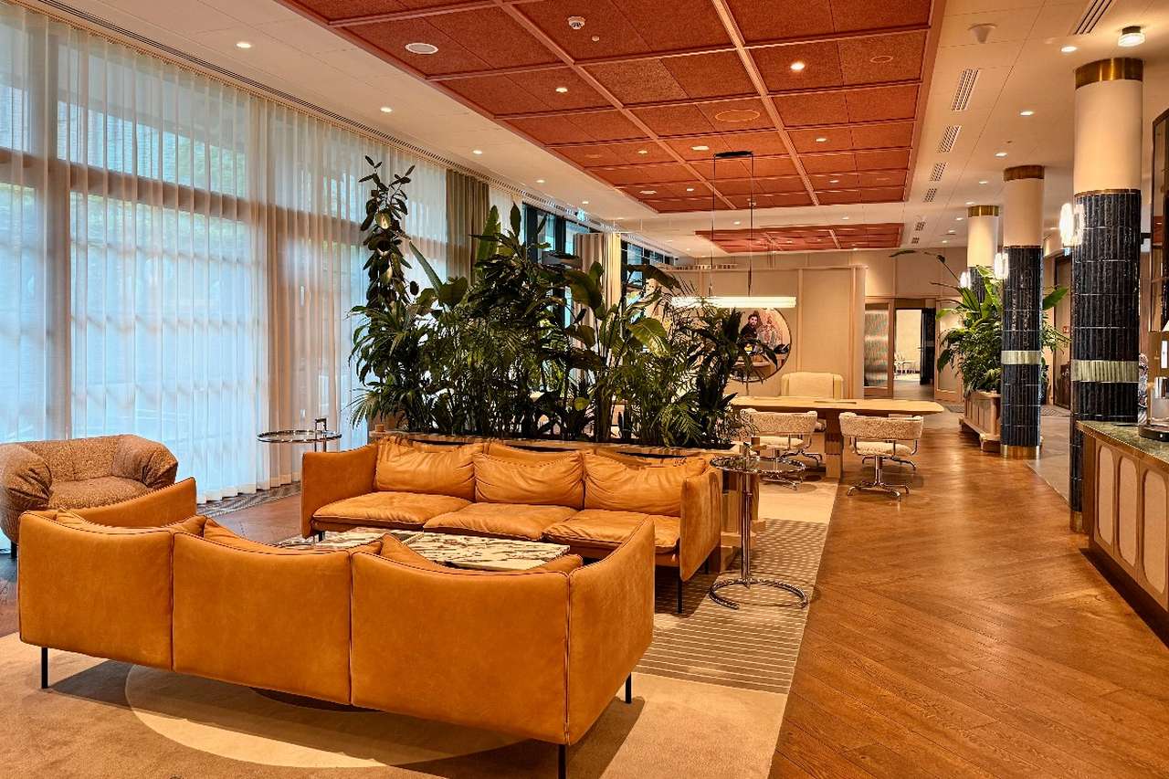 Lounge and Work Area at the Puro Hotel in Poznan
