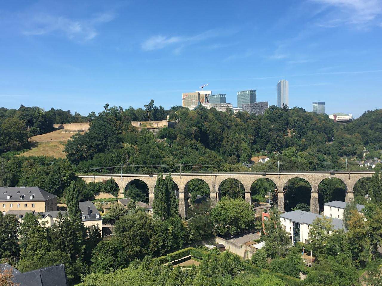 Luxembourg is a remarkably green city