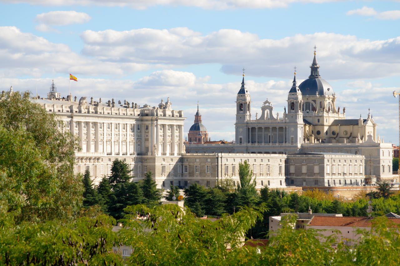 Madrid - Royal Palace and Almudena Cathedral