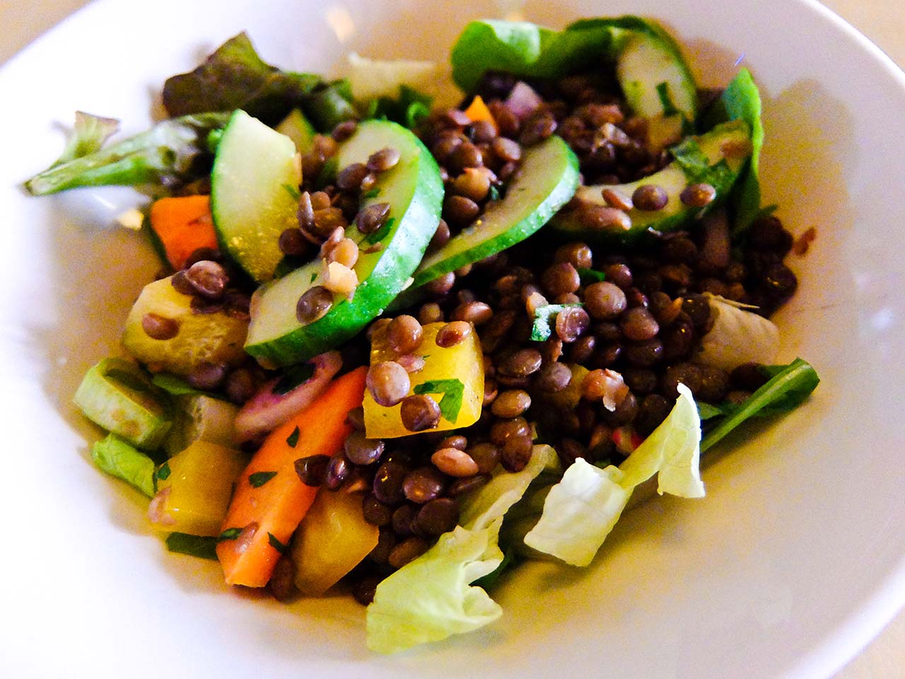 Mallorca Food - Lentil Salad