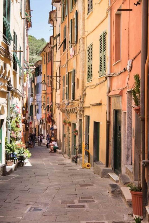 Medieval alley in Portovenere