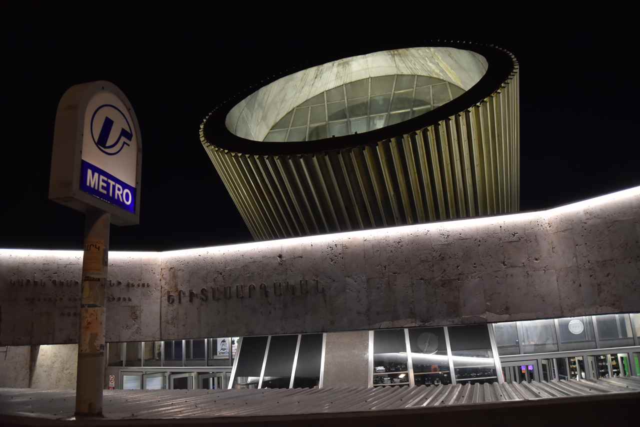 Armenia’s Soviet-era metro is famed for its striking architecture.