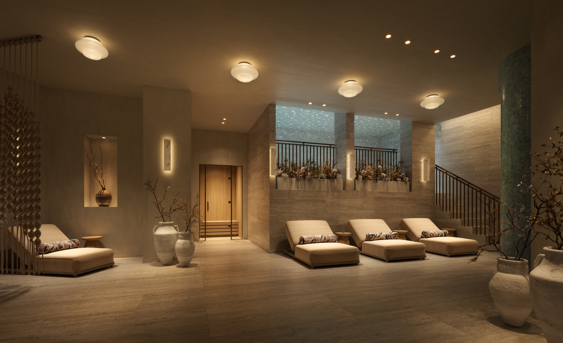 Montcalm Mayfair Yatra Spa Relaxation Area