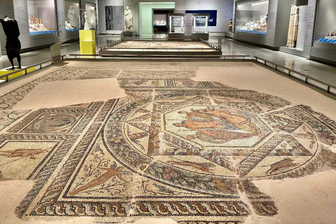 Mosaic at the Archaeological Museum in Chania, Crete