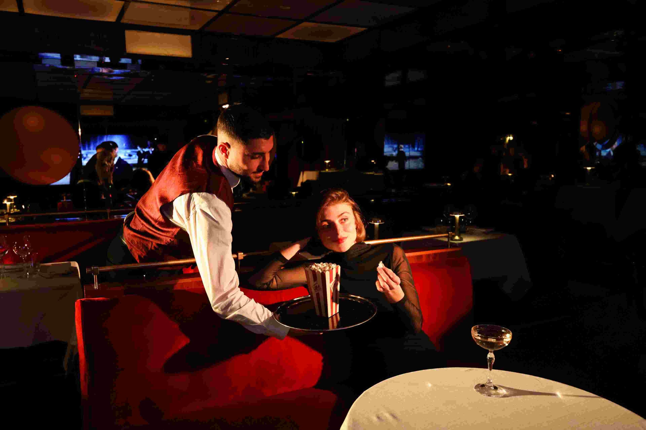 Movie magic at retro Luigi Cine-Club c @jadequere.studio