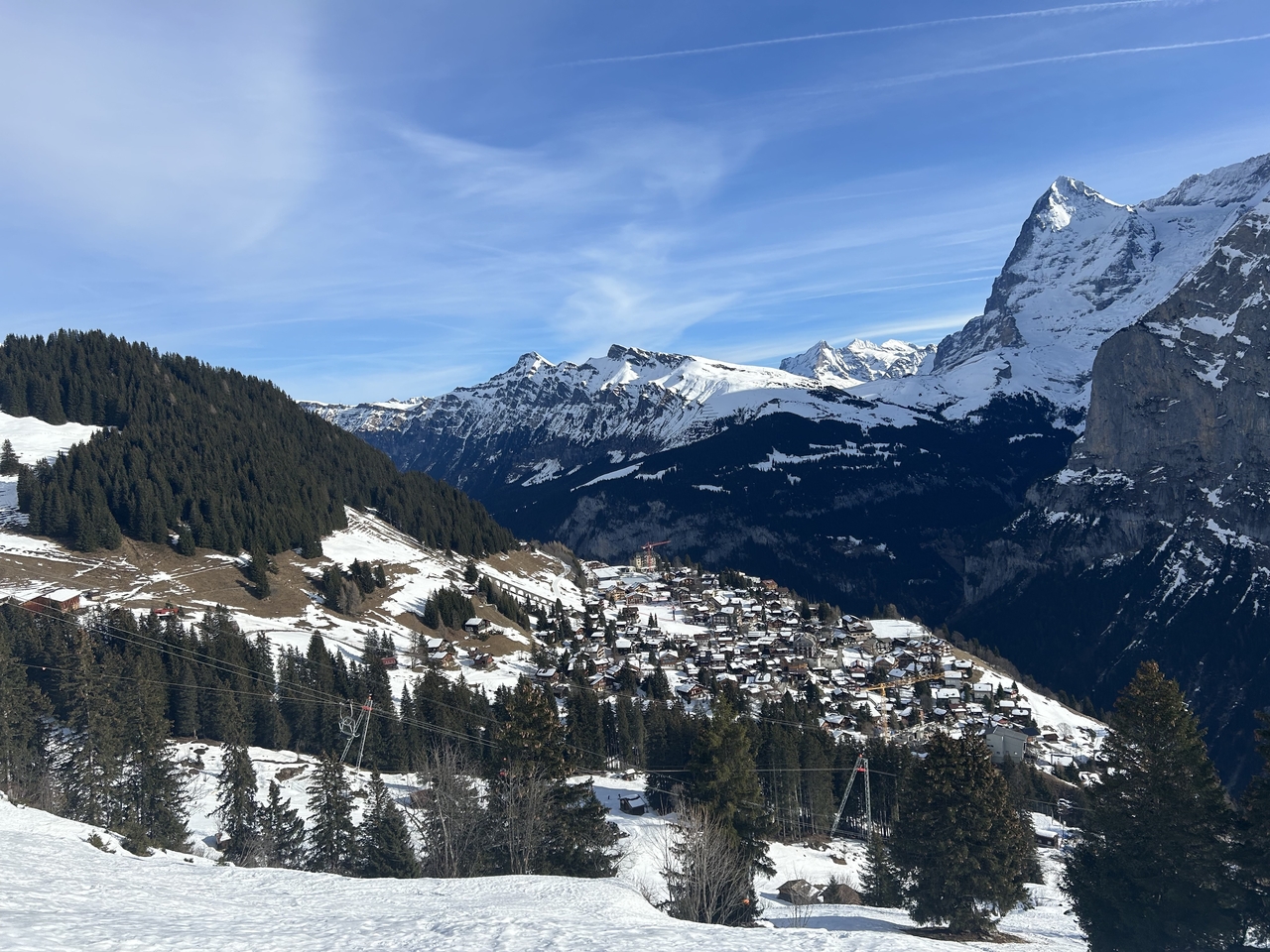 Murren from the slopes