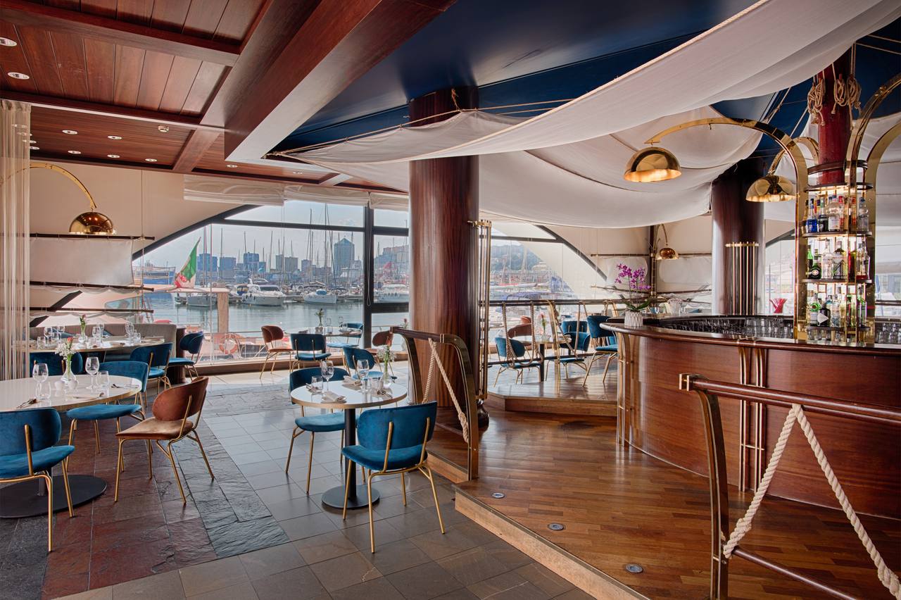 NH Collection Marina Restaurant Interior Tables