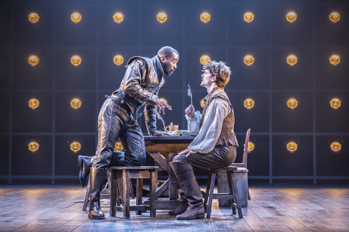 Ncuti Gatwa and Edward Bleumel – Born With Teeth – photo by Johan Persson Ncuti Gatwa and Edward Bleumel - Born With Teeth - photo by Johan Persson