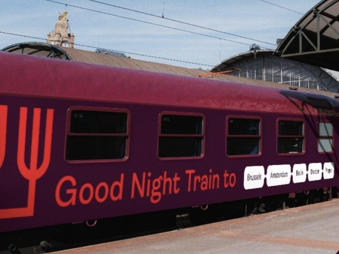 European Sleeper night train. c. European Sleeper