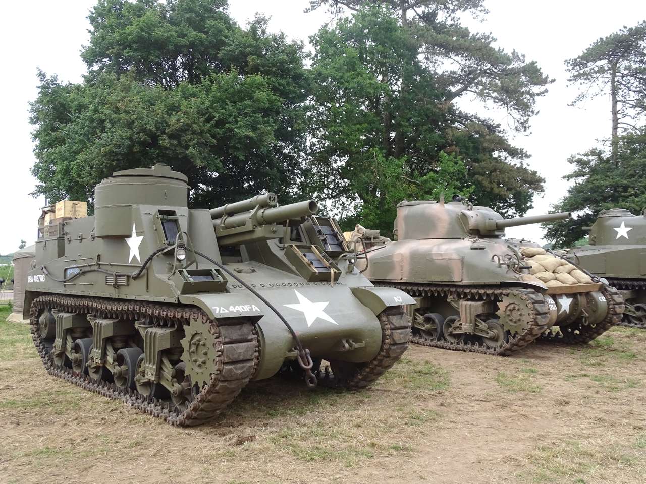 Normandy St Mere Eglise tank park