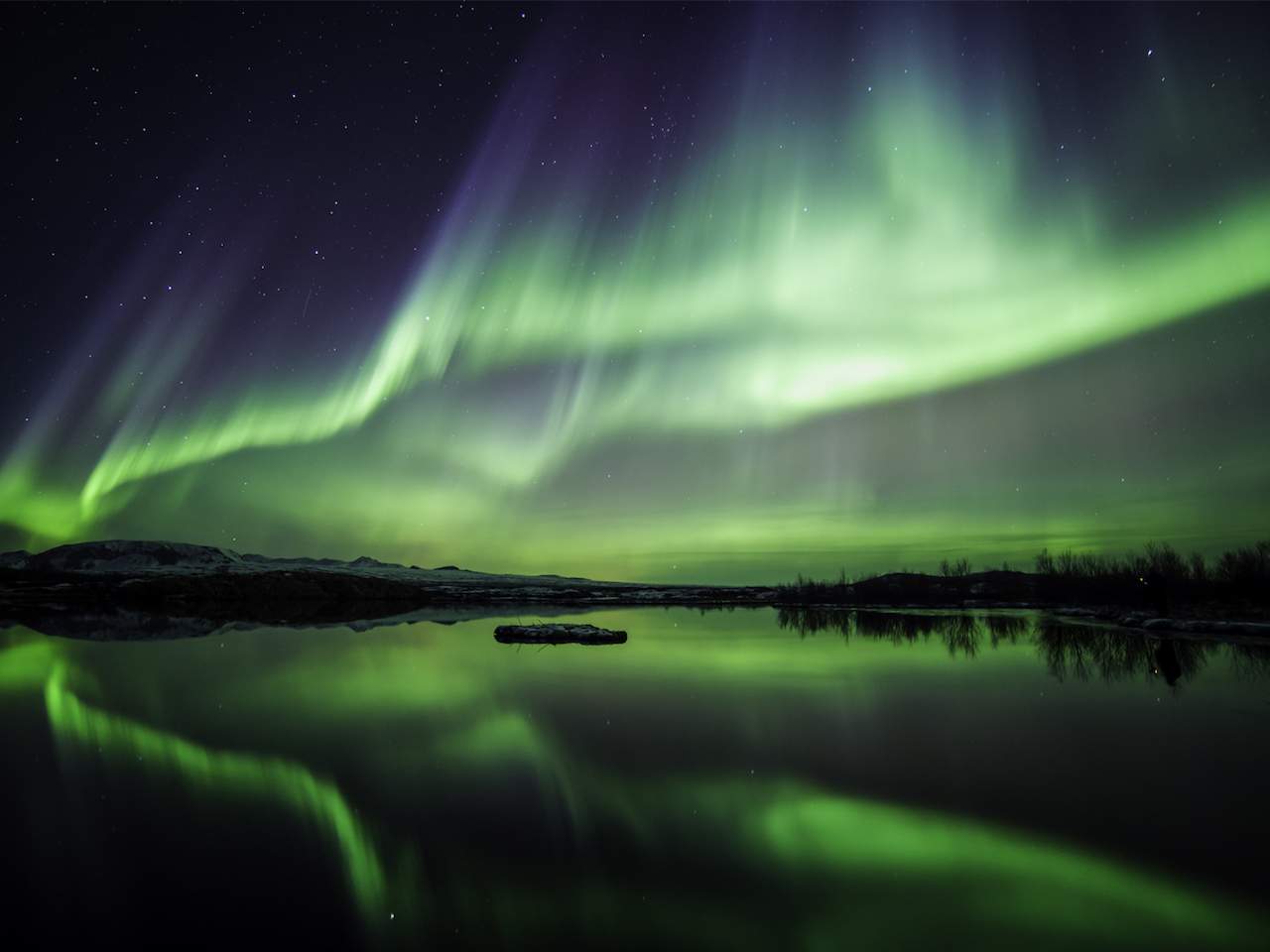 Northern Lights in Thingvellir National Park