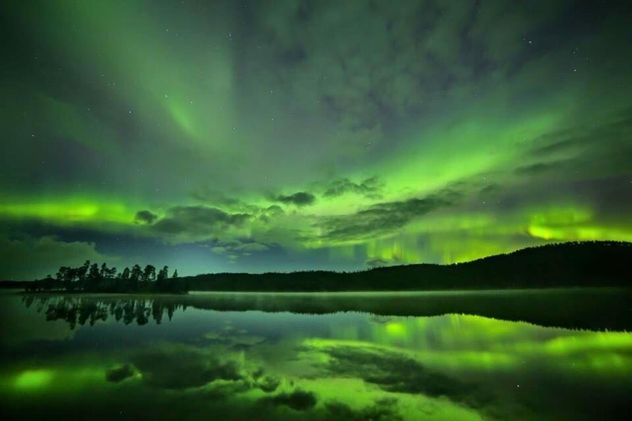 the Northern Lights in Finland