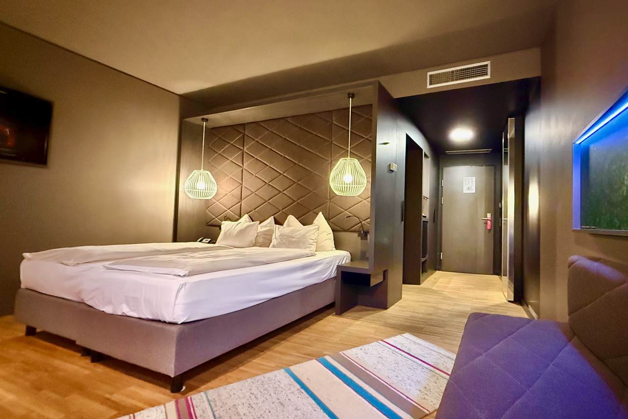 Panorama Classic Bedroom at the Adlers Hotel Innsbruck