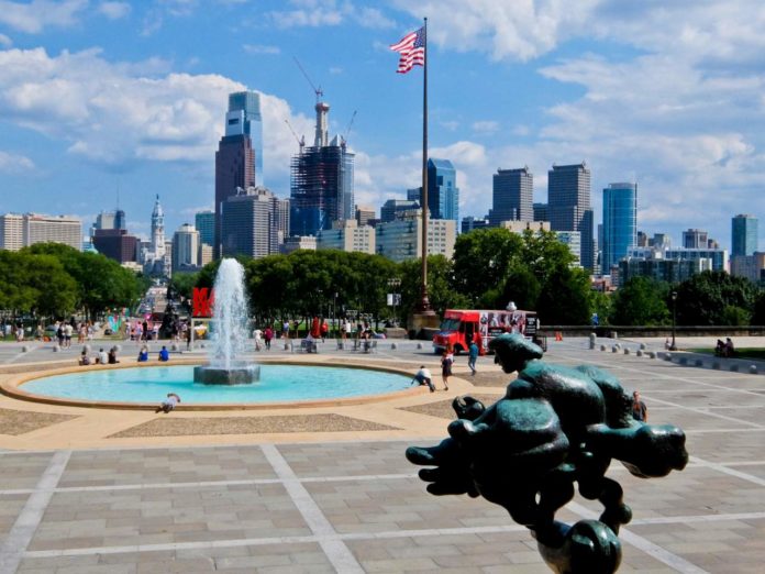 Philadelphia and Rocky statue Philadelphia and Rocky statue