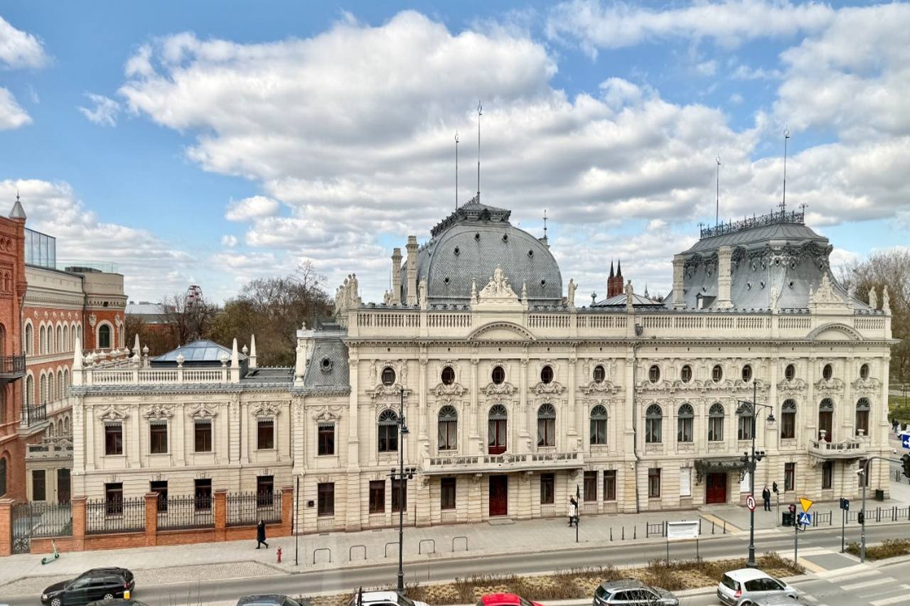 Poznański Palace from PURO Lodz in Lodz, Poland