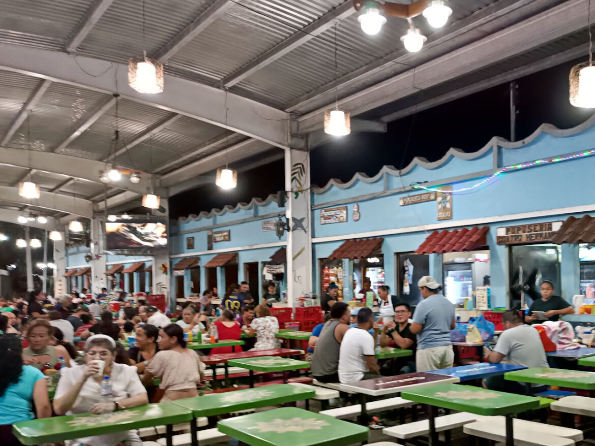 Pupusa outdoor cafe