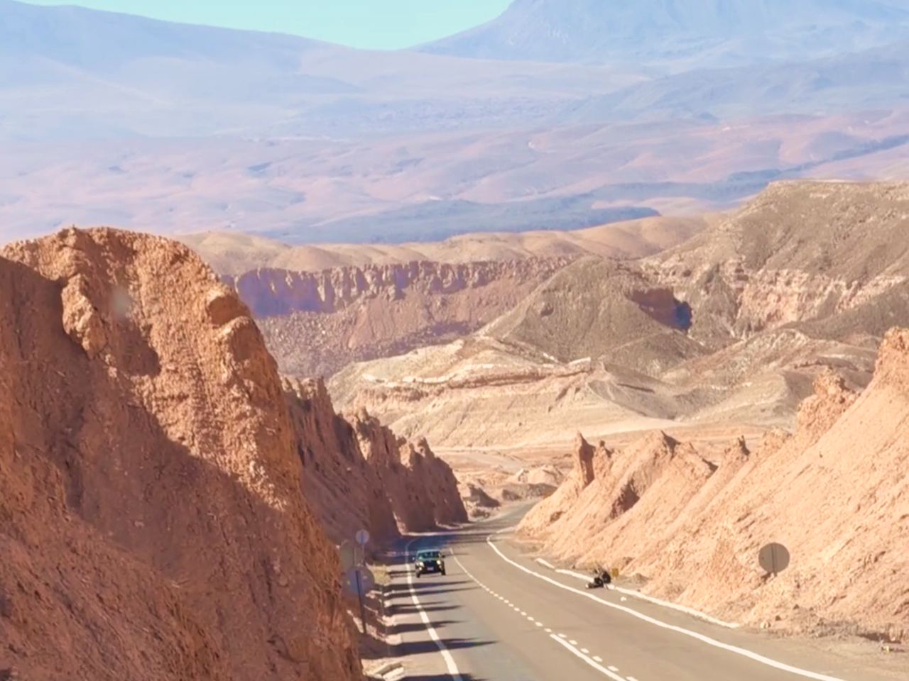 Route 28 from Calama to San Pedro, Chile