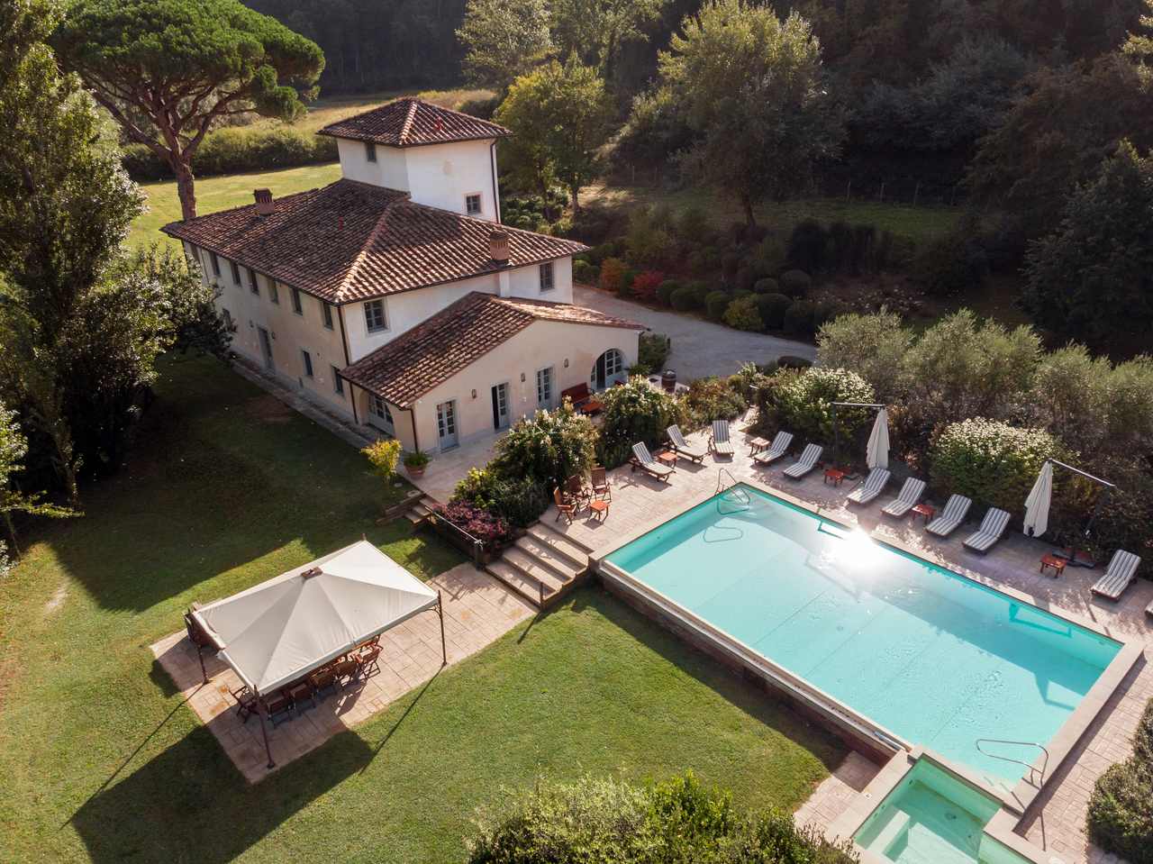 3 villas of the Villa Saletta Estate, Tuscany, Italy
