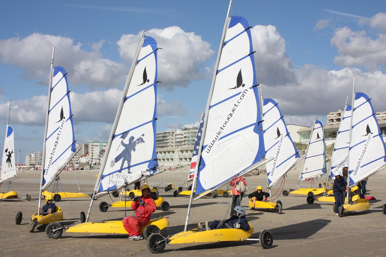 Sand yachts, Le Touquet