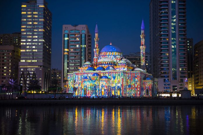 Sharjah Light Festival - Masjid Al Noor Sharjah Light Festival - Masjid Al Noor