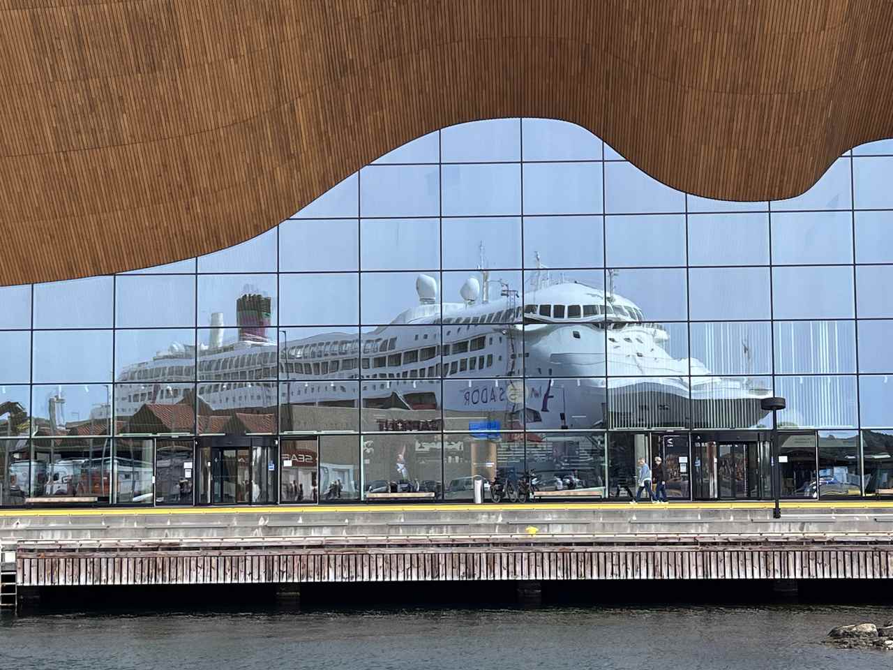 Ship reflection, Kristiansand