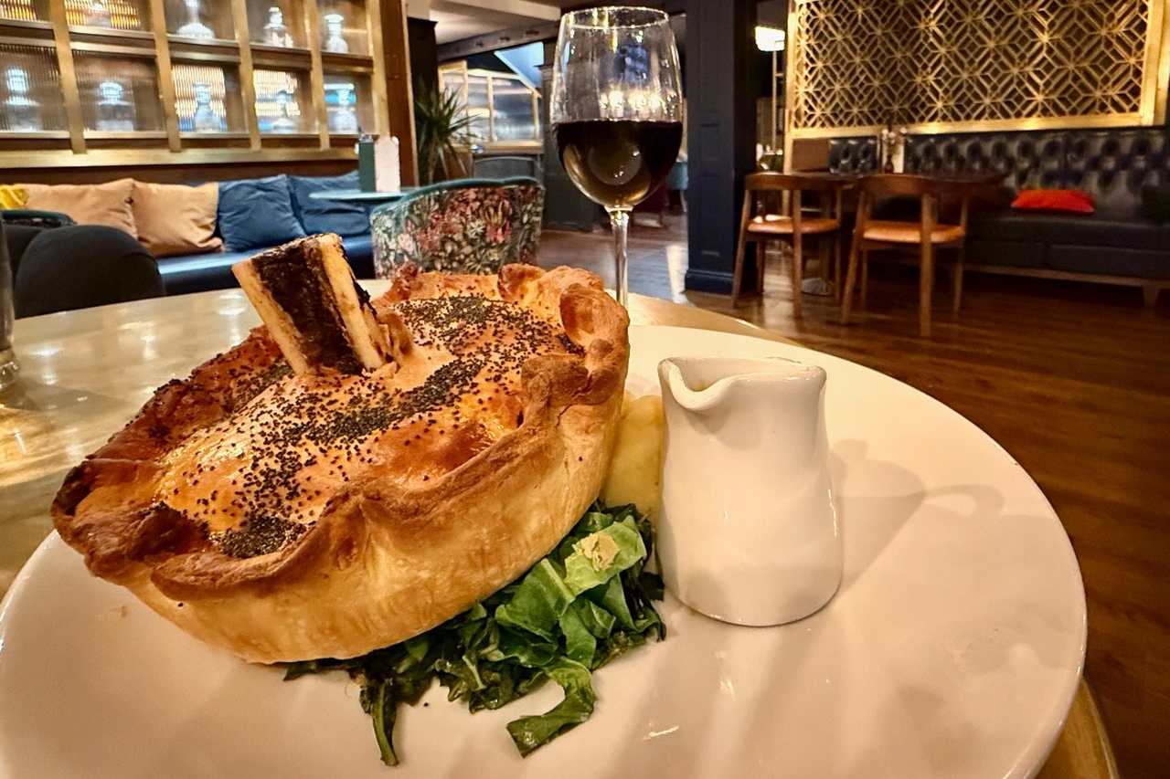 Signature Beef Pie at Hort's Townhouse in Bristol