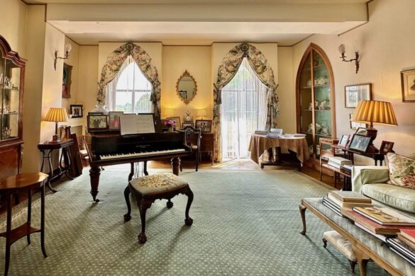 Sitting Room at Houghton Lodge near Stockbridge in Hampshire