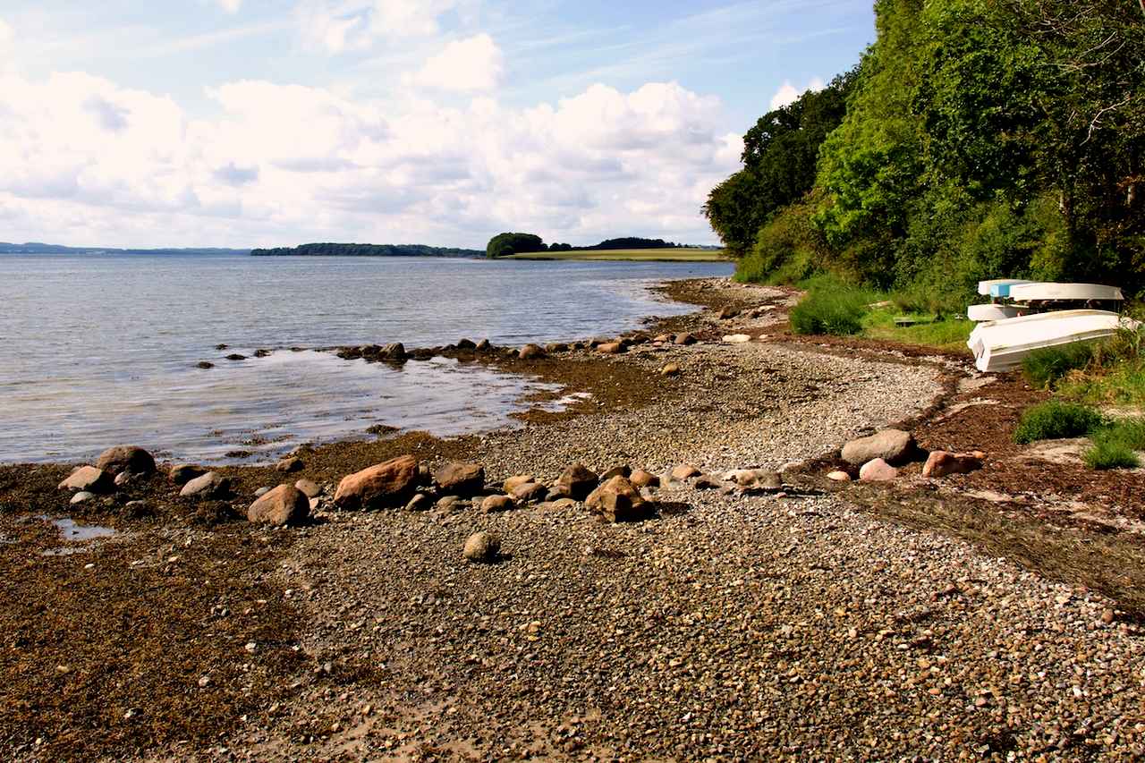 ساحل Sondrup در Fjordmino در Kystlandet، دانمارک