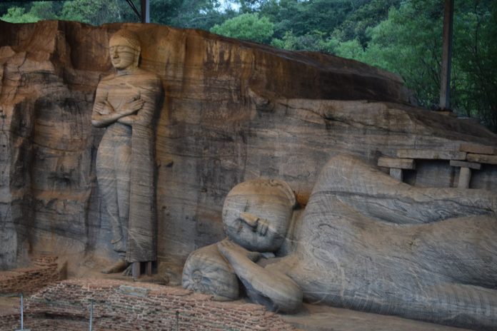 Sri Lanka Polonnaruwa Buddha lying