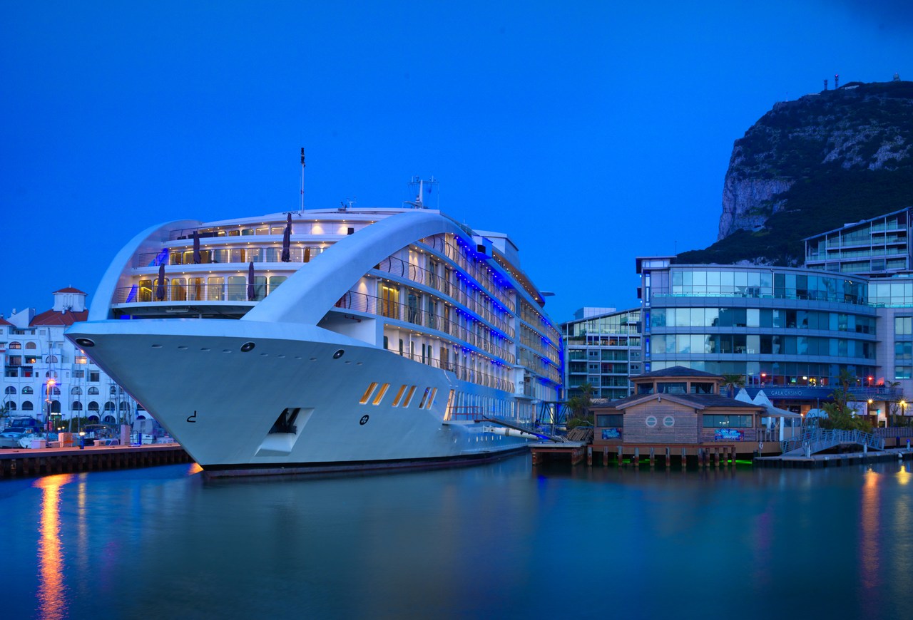 sunborn yacht hotel dock view