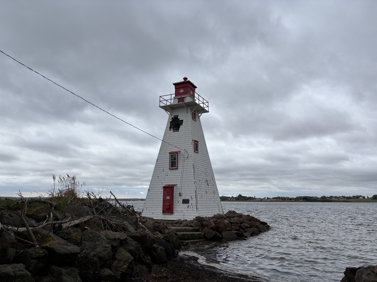The beautiful desolation of Brighton Beach lighthouse.