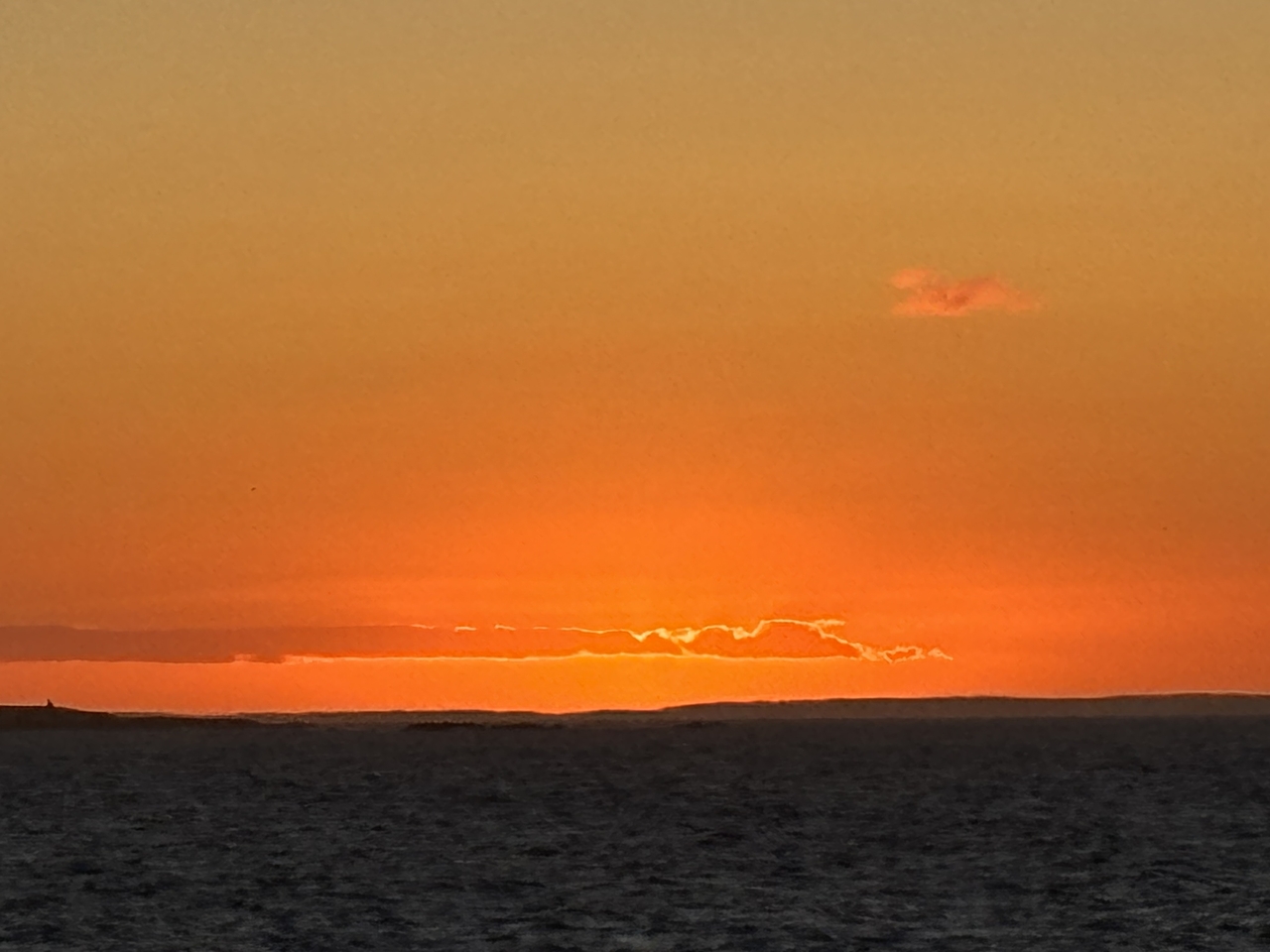 A Nova Scotia sunset.