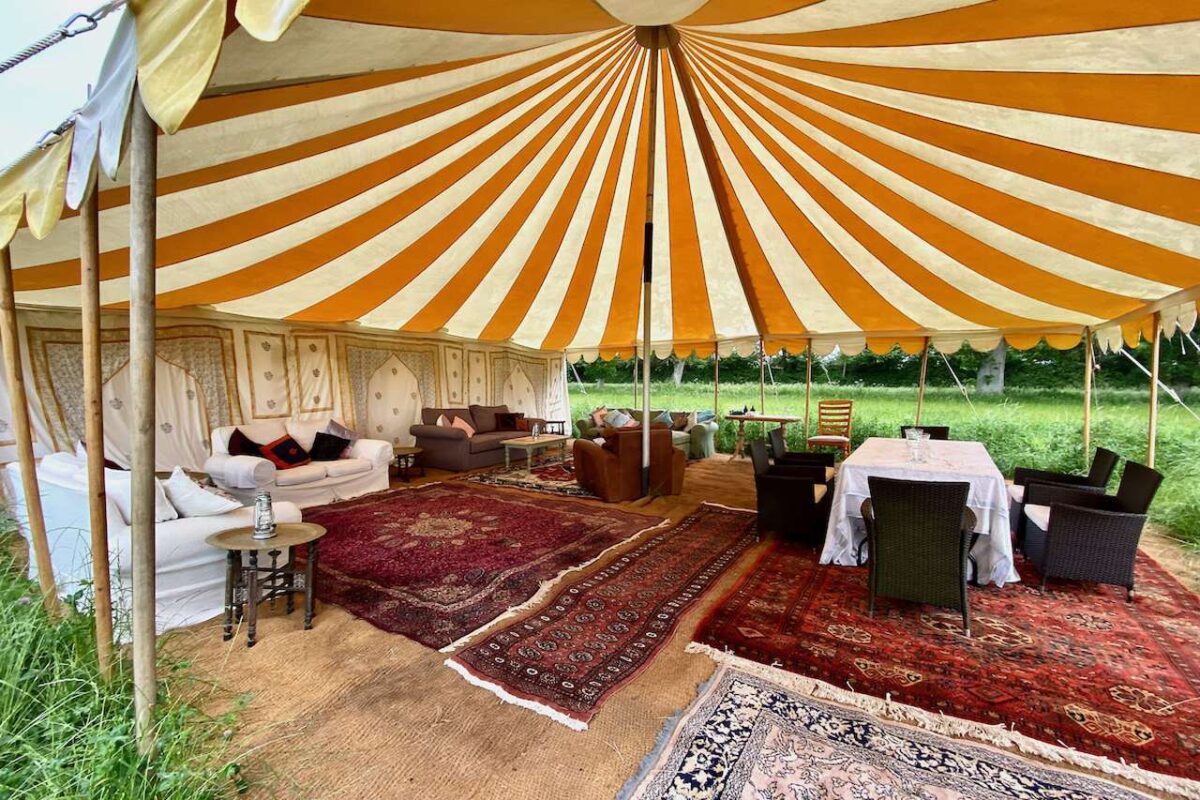 Glamping Review Pop Up Campsite, Somerset