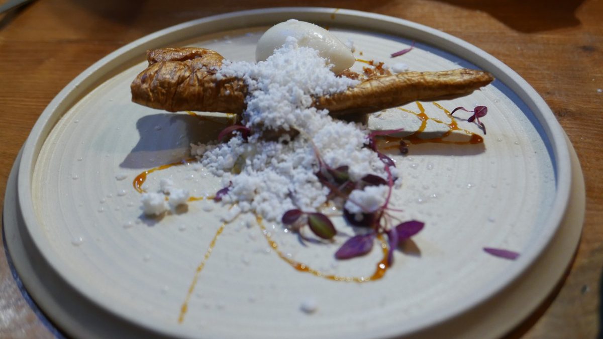 The Frog Hoxton parsnip dessert