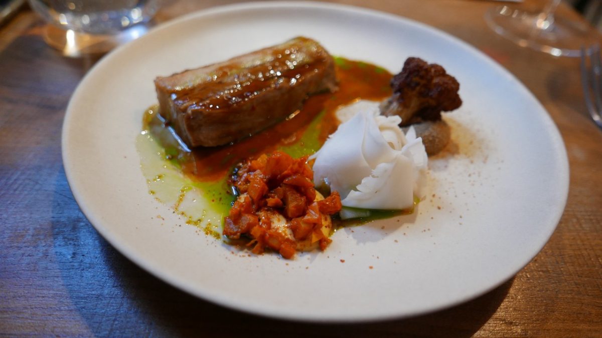 The Frog Hoxton pork, kimchi and cauliflower