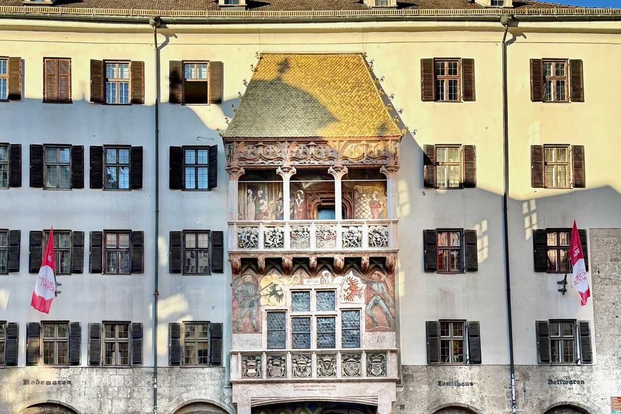 The Golden Roof in Innsbruck City