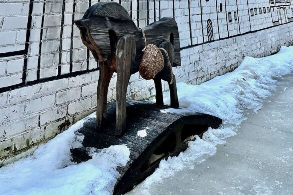 The Lukiškės Prison Trojan Horse Vilnius in Lithuania