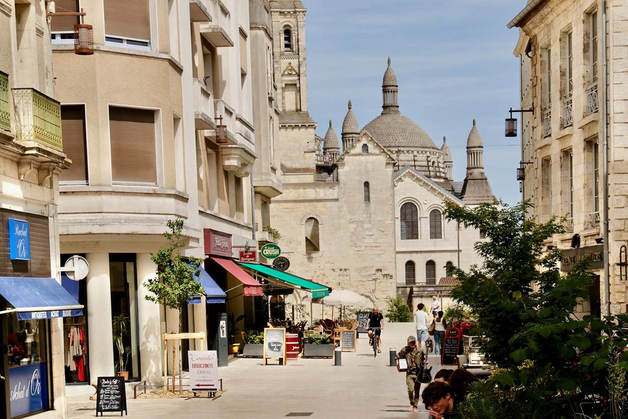 The Old Town of Périgueux in the Dordogne, France