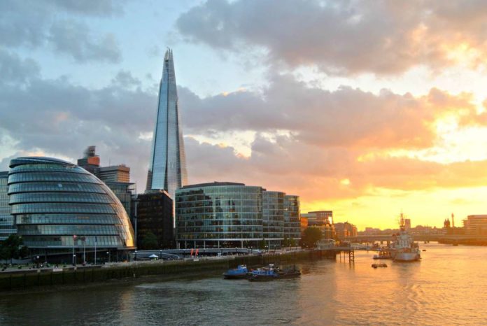 The Shard and Thames River