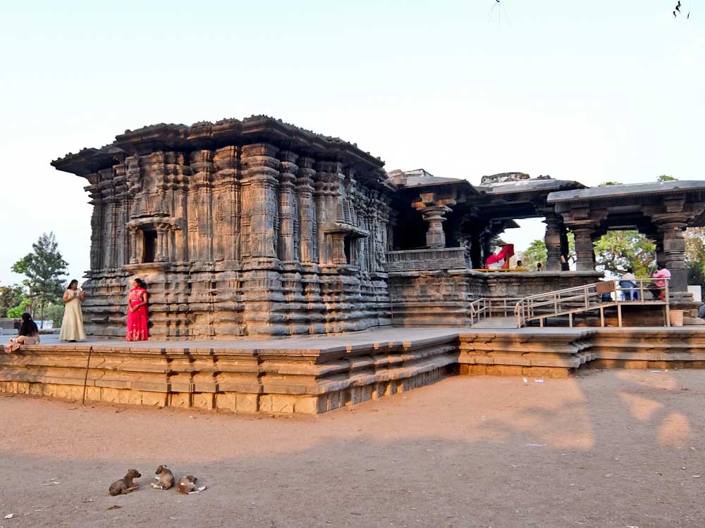 Thousand Pillar Temple Dogs