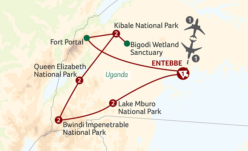 Titan Travel - Visit the Great Apes, Uganda