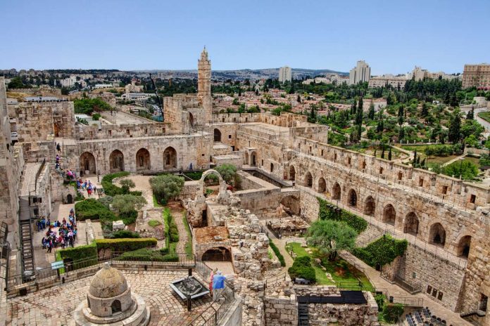 Tower of David Museum Jerusalem - courtyard Tower of David Museum Jerusalem - courtyard
