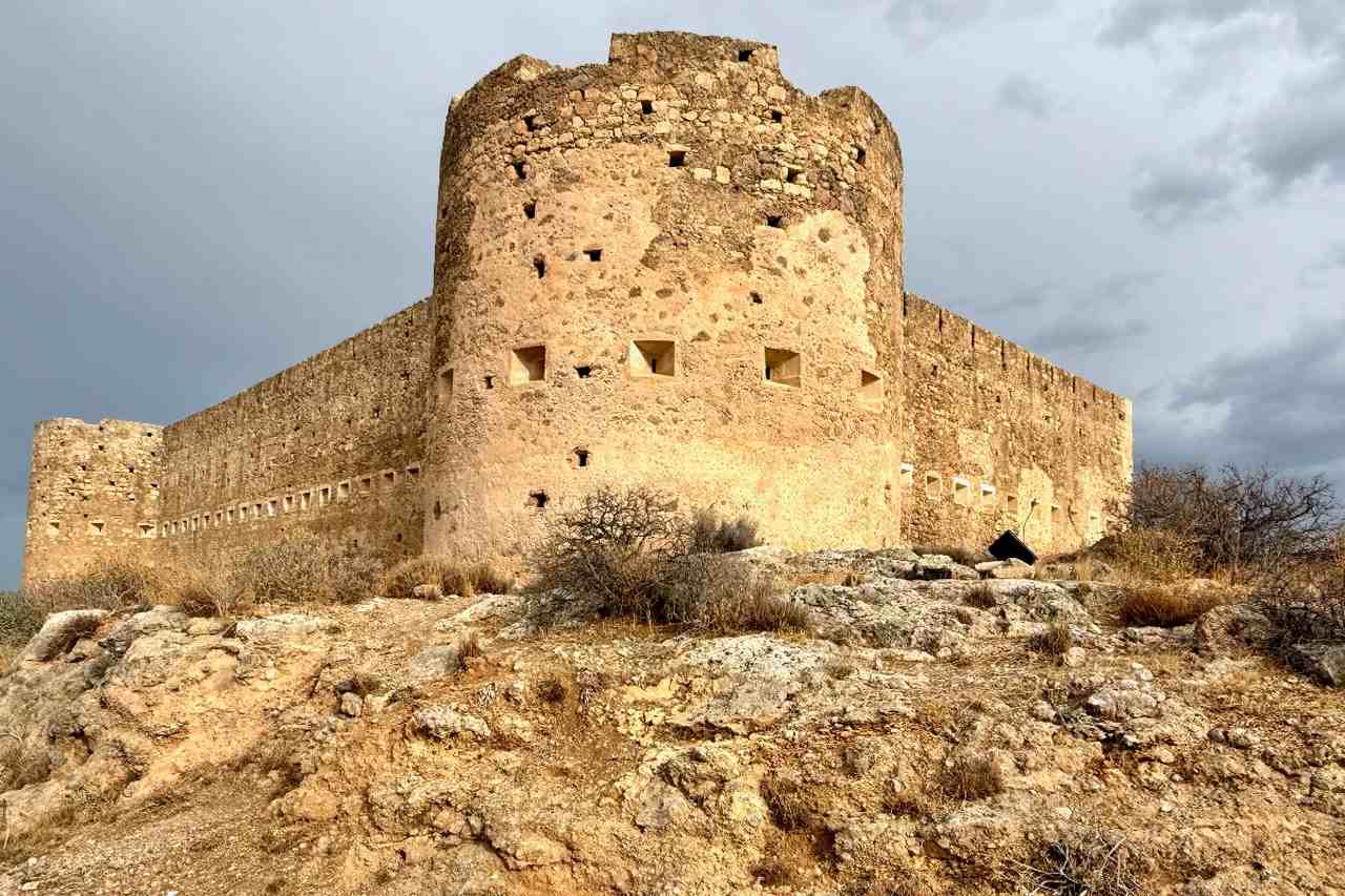 Turkish Fortress at Aptera in Crete
