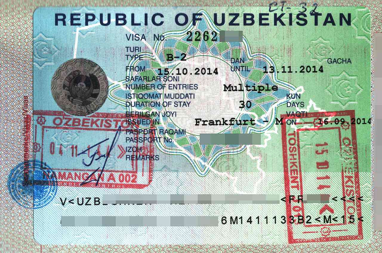 travel to uzbekistan visa