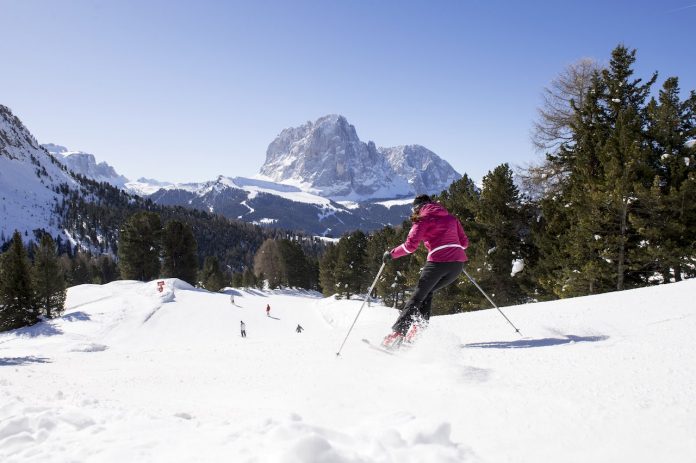 Val Gardena skier Val Gardena skier