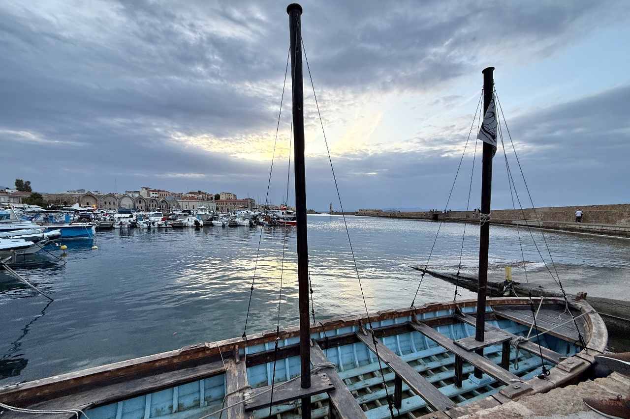 Venetian Harbour in Chania, Crete